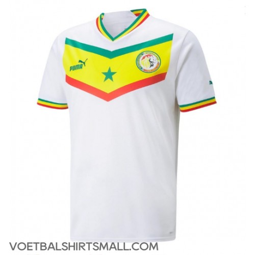 Senegal Voetbalkleding Thuisshirt WK 2022 Korte Mouwen